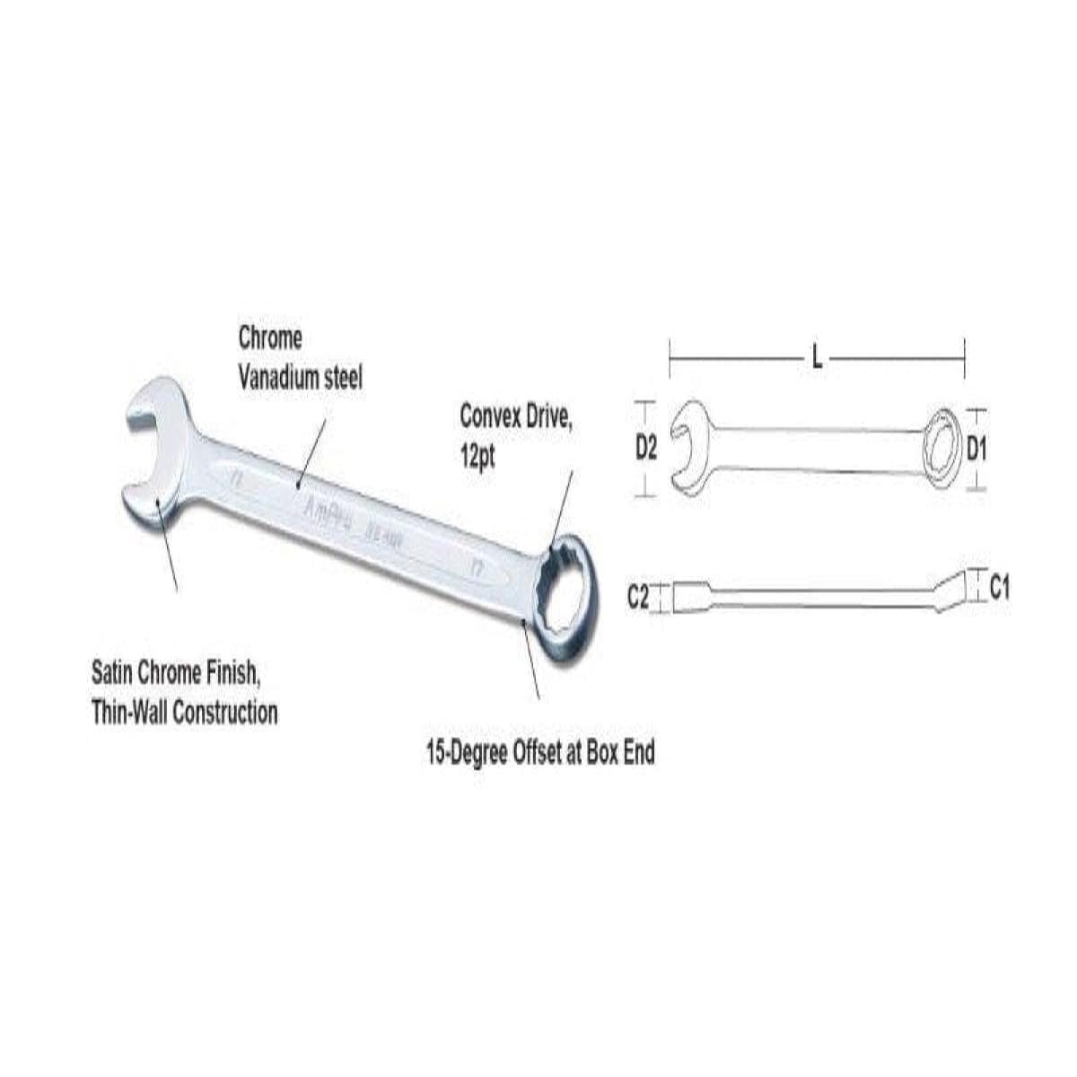 25Mm - Combination Wrench AMPRO T40125