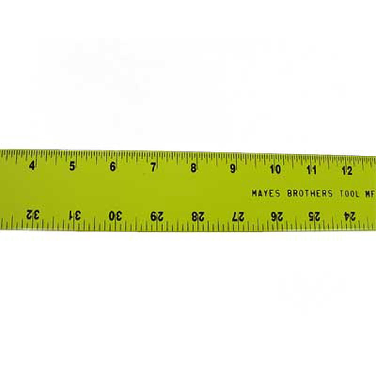 36"x2" Straight Edge Steel Ruler