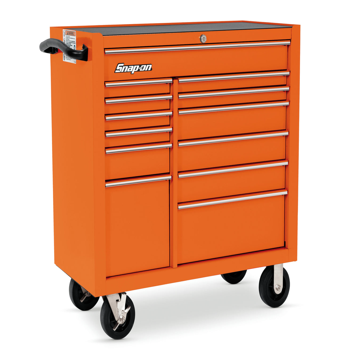 40" 13-Drawer Heritage Roll Cab Electric Orange