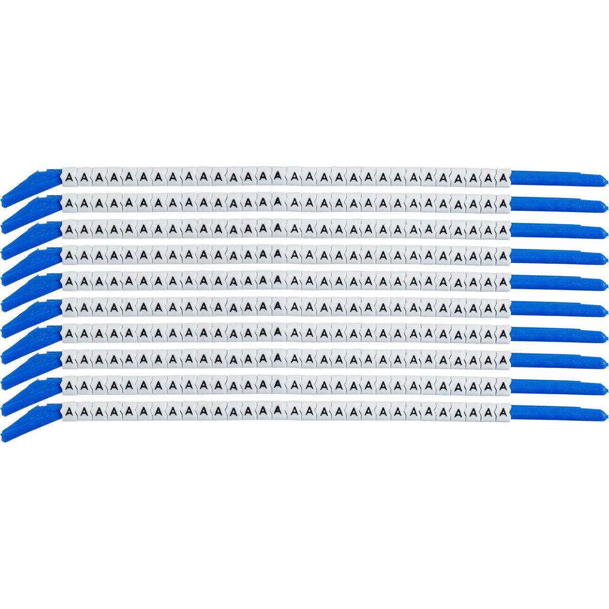 Clip Sleeve Wire Markers Size 13 | 3.403.80 mm | Black on White | 313210