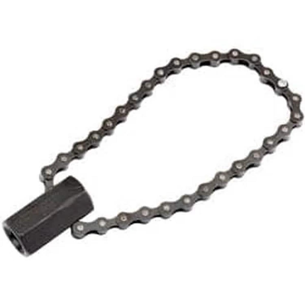 Draper Chain Oil Filter Wrench, 1/2" Sq. Dr. Or 24Mm, 130Mm Capacity Dr-77592