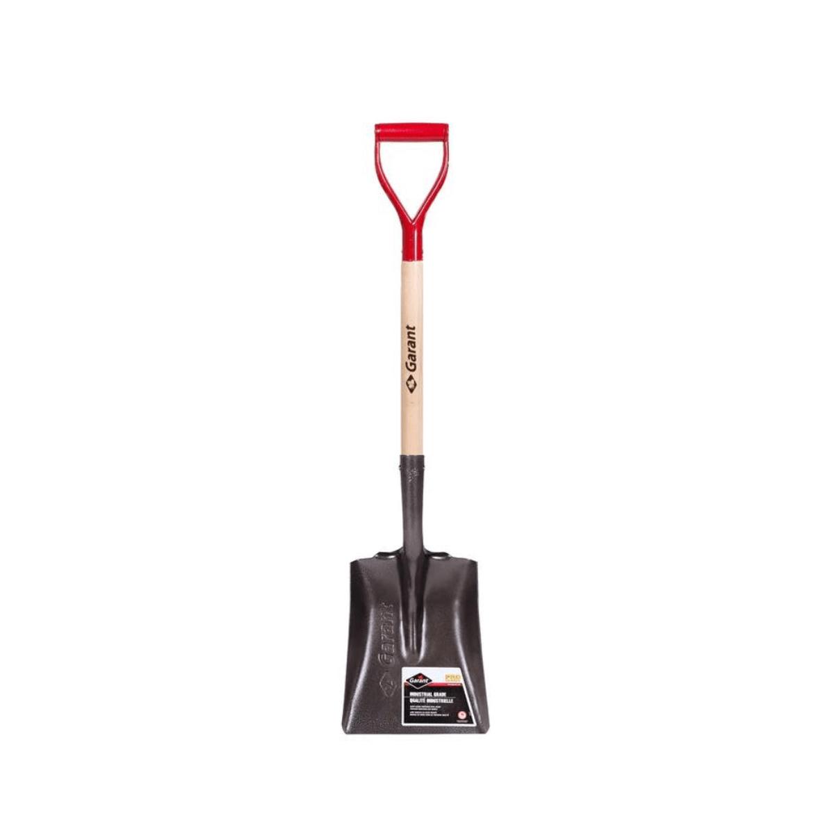 Garant Square Point Shovel - Wood Handle D-grip