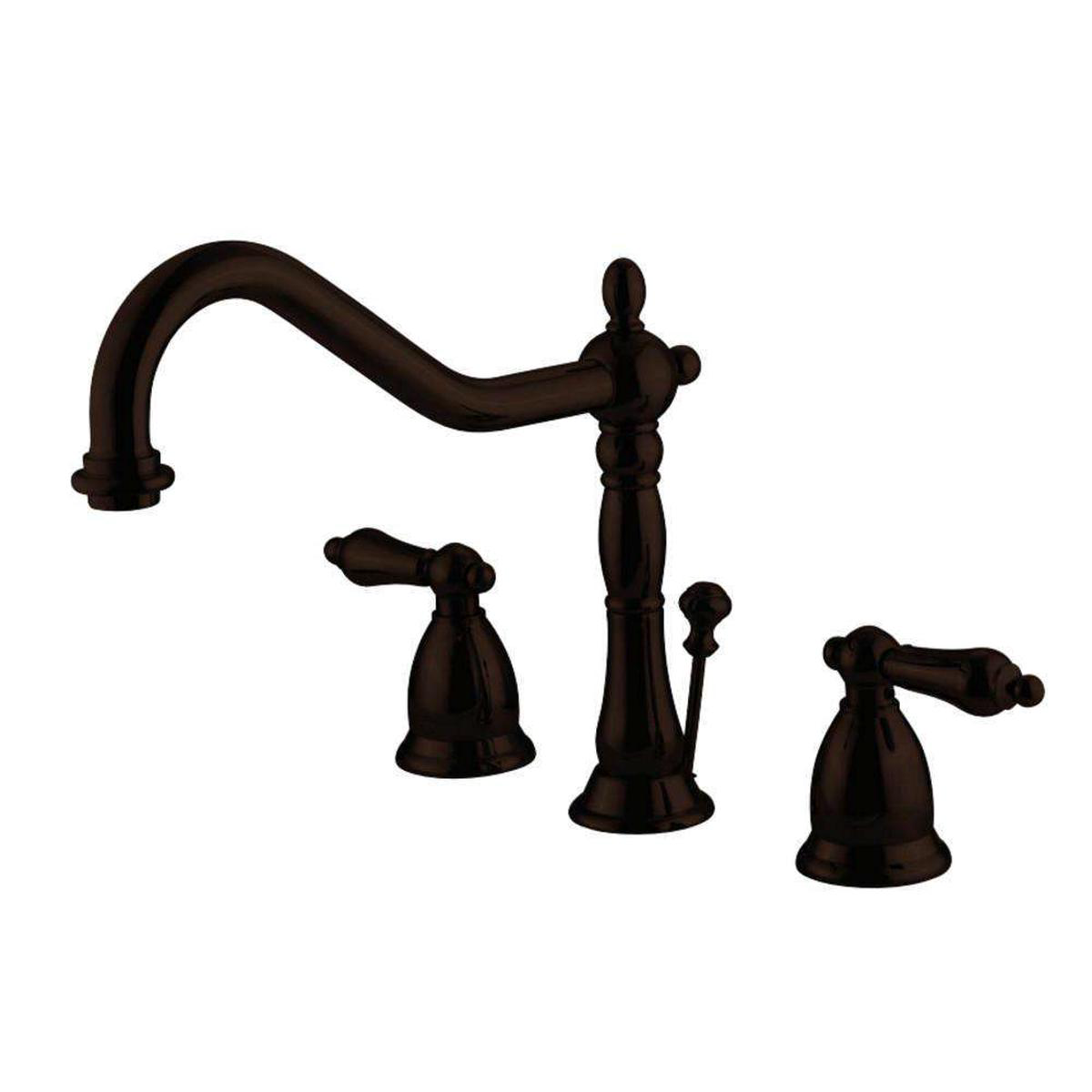 Kingston Brass KS1995AL 8 in Widespread Bathroom Faucet Oil Rubbed Bronze