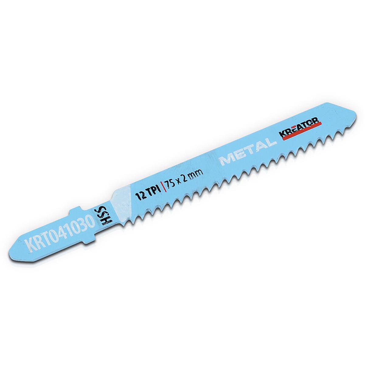 Kreator Jigsaw Metal Blade 12TPI 75x2mm HSS KRT041030