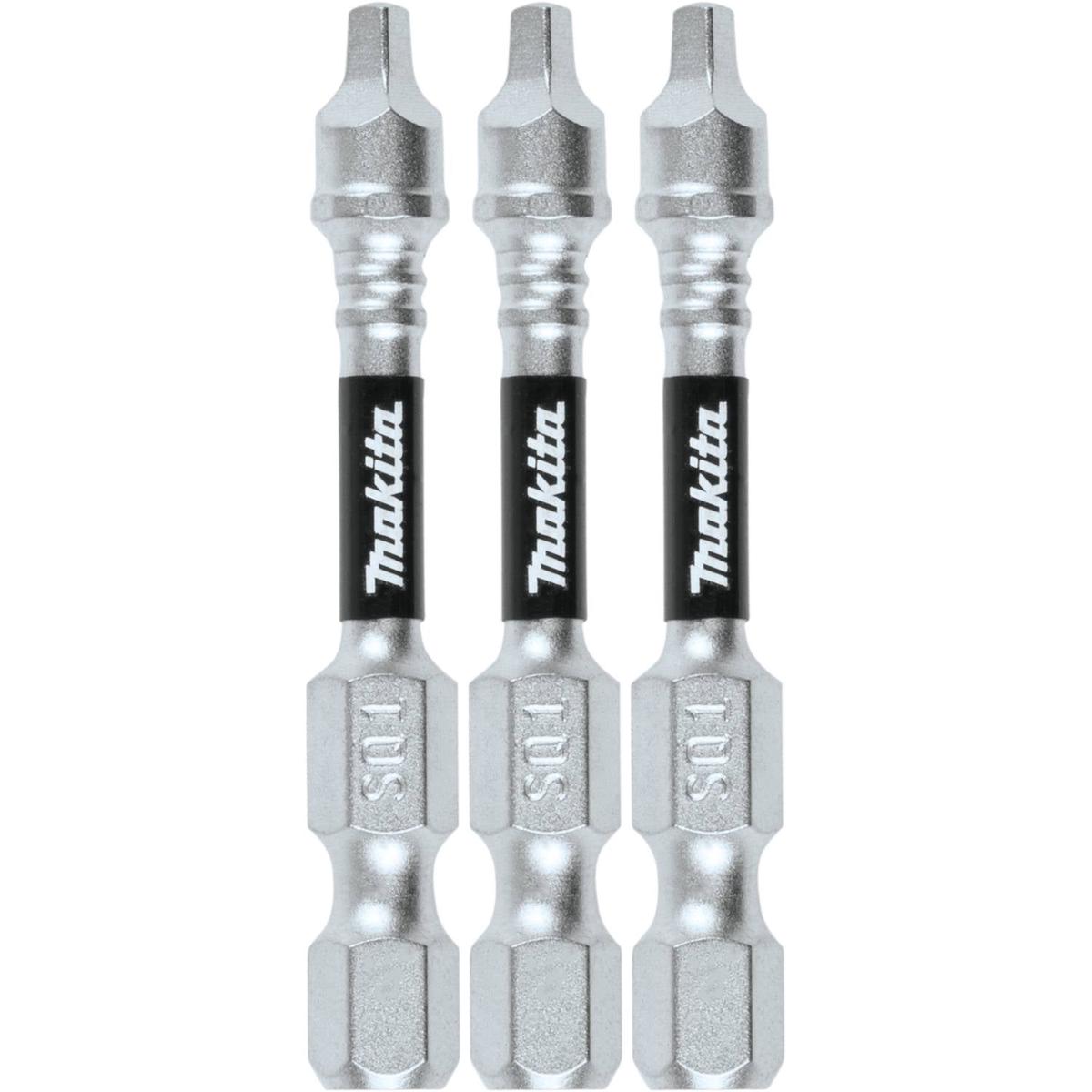 Makita E-00795 - Impact XPS #1 Square 2" Power Bit, 3/pk