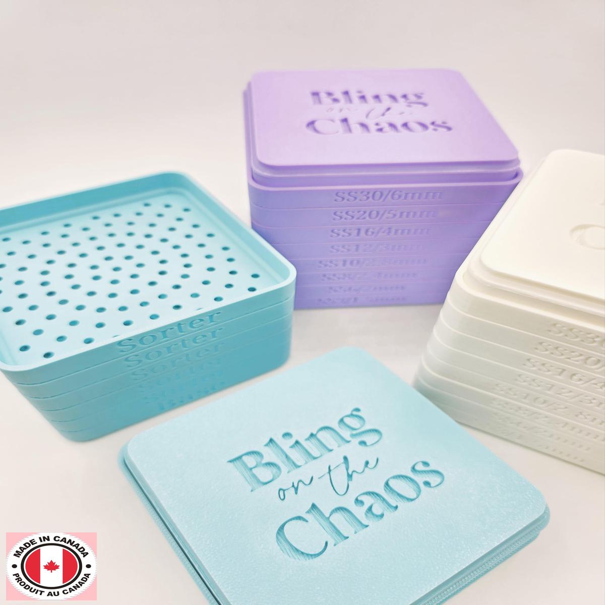 BOTC Sort Store Rhinestone Stacker Trays