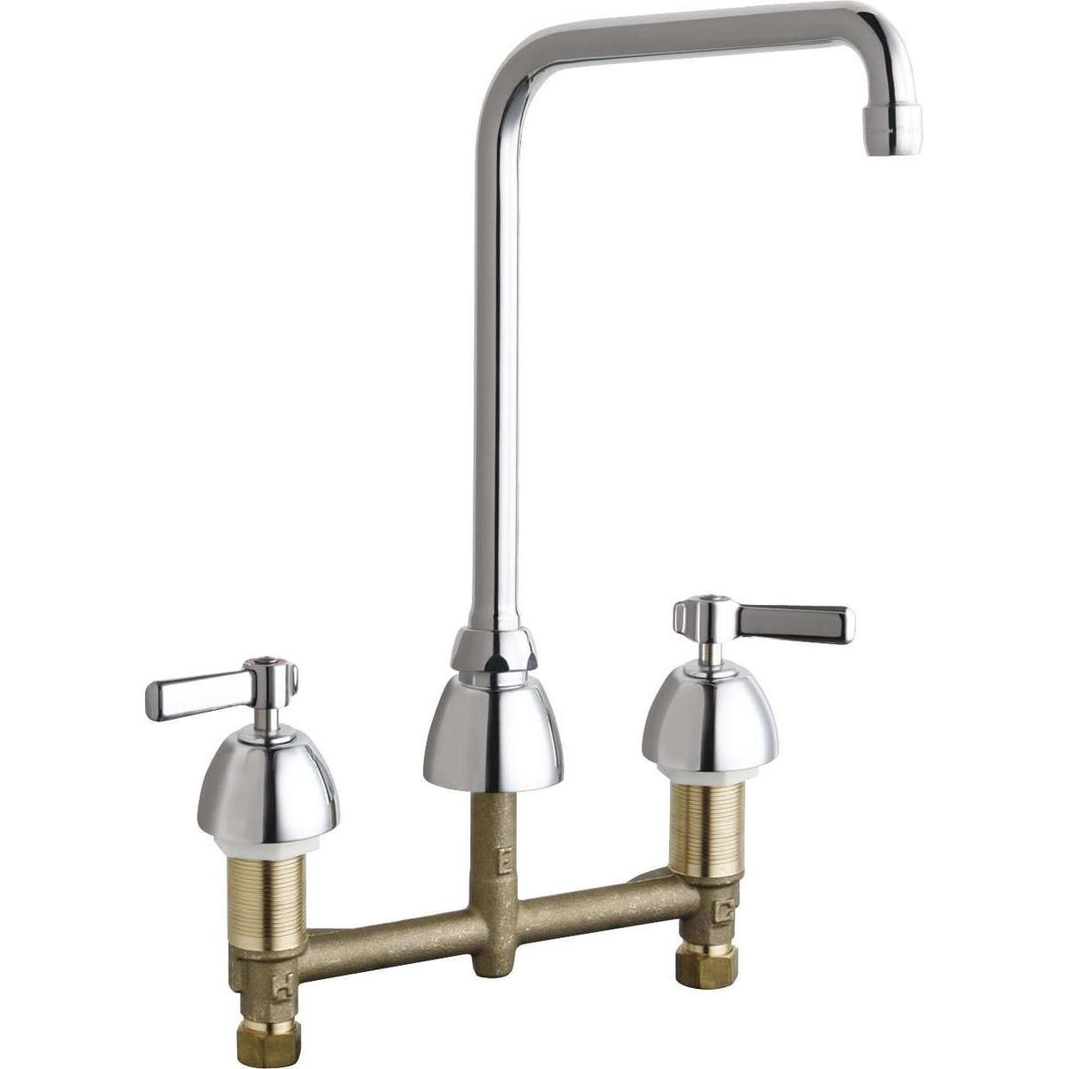 Chicago Faucets Kitchen Sink Faucet WO Spray 201-AHA8XKABCP