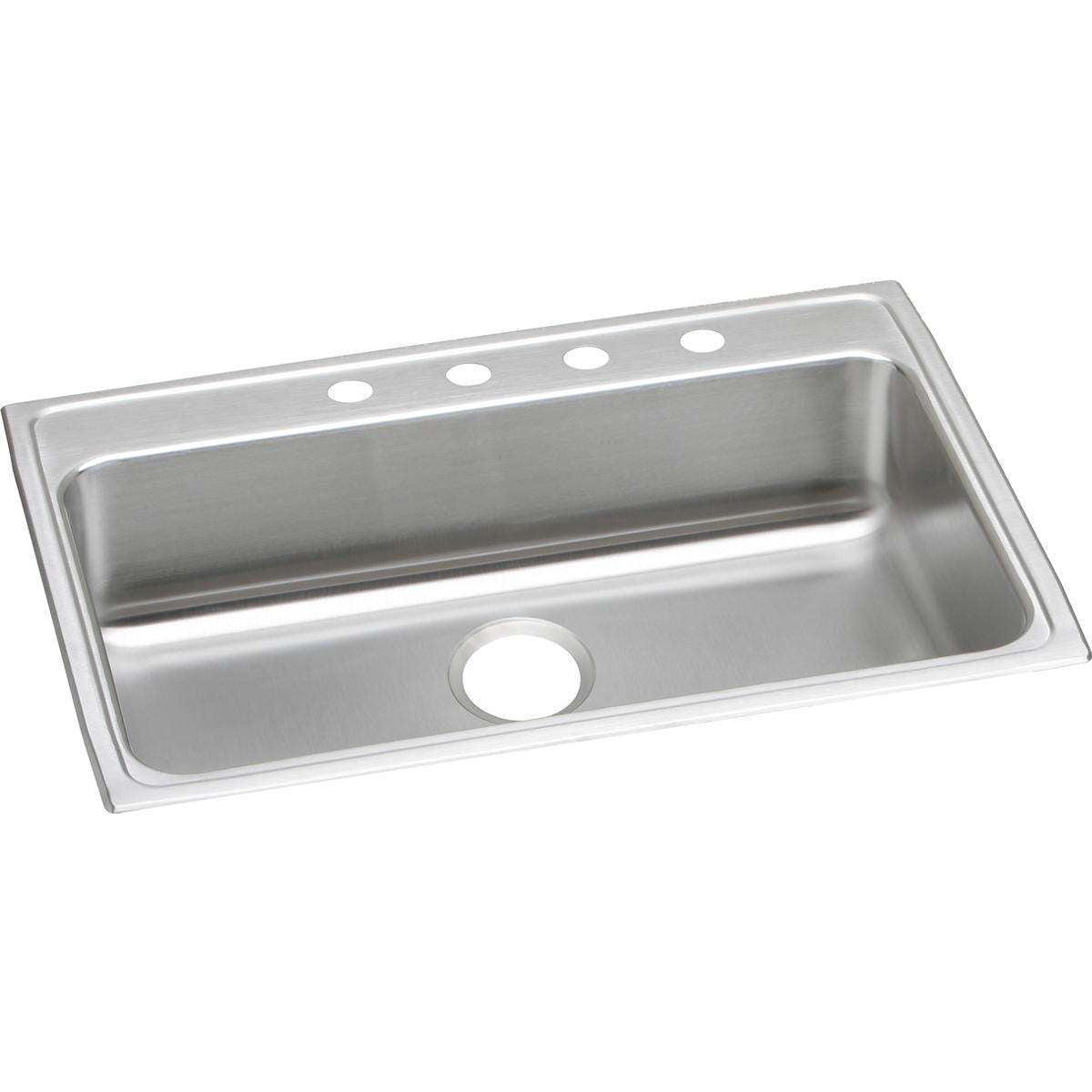 Elkay Lustertone Classic Stainless Steel 318221 x 228221 x 5-128221 Single Bowl Drop-in ADA Sink LRAD312255MR2