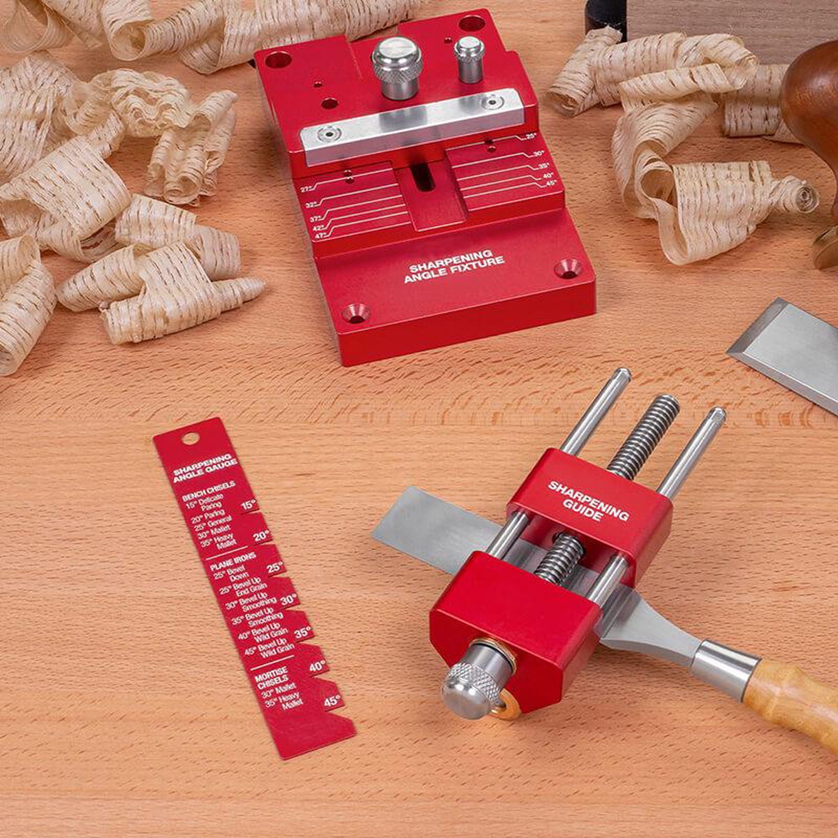 Levoite Sharpening System Honing Guide for Chisels and Plane Irons