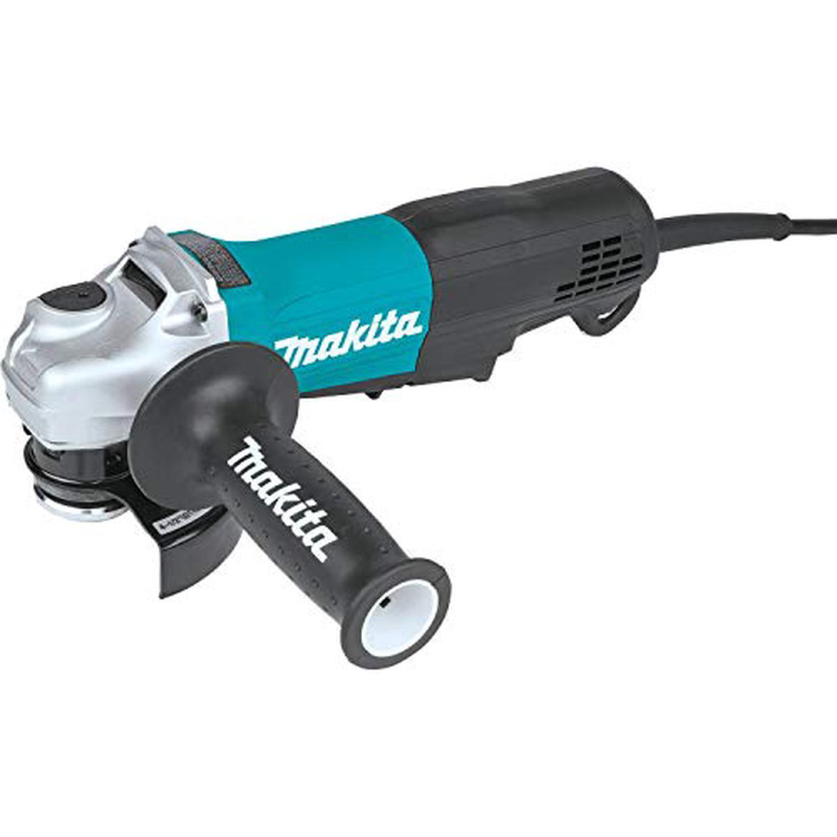 Makita GA4553R 4-128221 Paddle Switch Angle Grinder with Non-Removable Guard