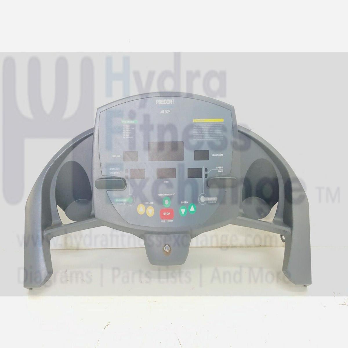 Precor M9.2x M9.23 (AXGA) Treadmill Display Console Assembly PPP000000059083101