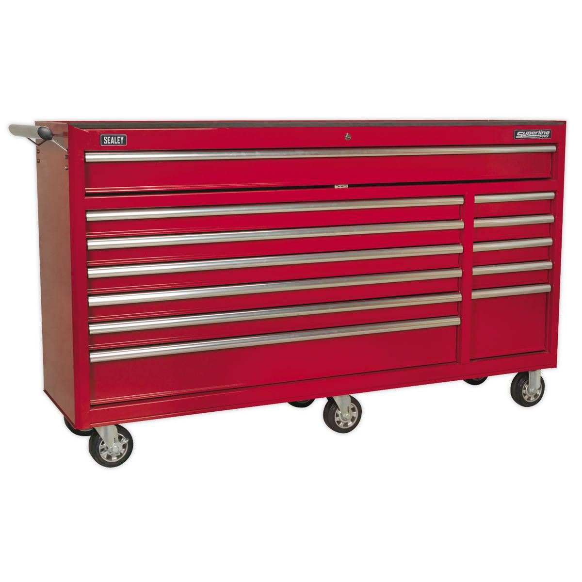 Sealey Superline PRO Rollcab 12 Drawer - Red - AP6612