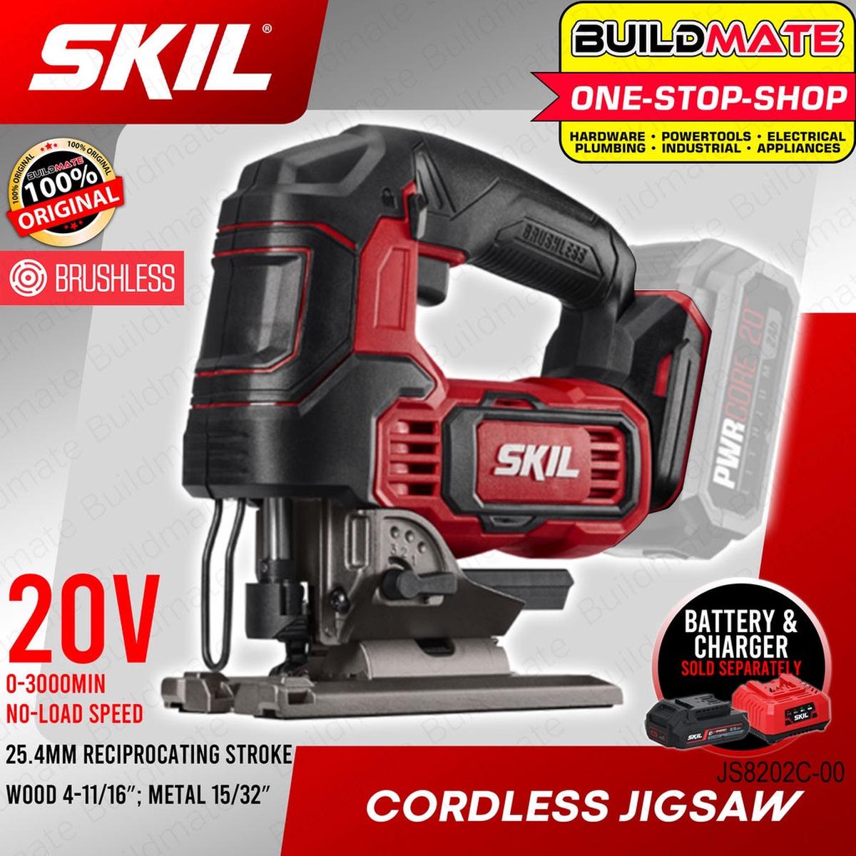 SKIL Cordless Jigsaw / Jig Saw 20V BL JS8202C-00 BARE UNIT ONLY BUILDMATE