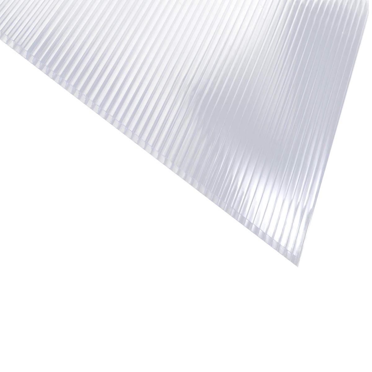 Sunlite - Twinwall Polycarbonate Greenhouse Panel - Clear - 6X8' - 8 mm