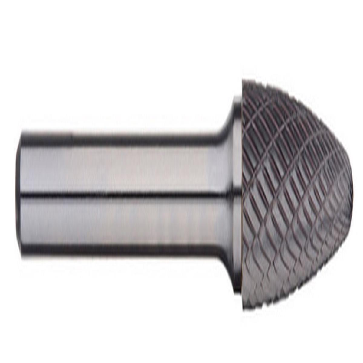 Trucut Heavy Duty Alpha 5/8" (1/4" Shank) & 16mm (6mm Shank)Tree Radius Nose Carbide Burr Aluminium Cut & Metric