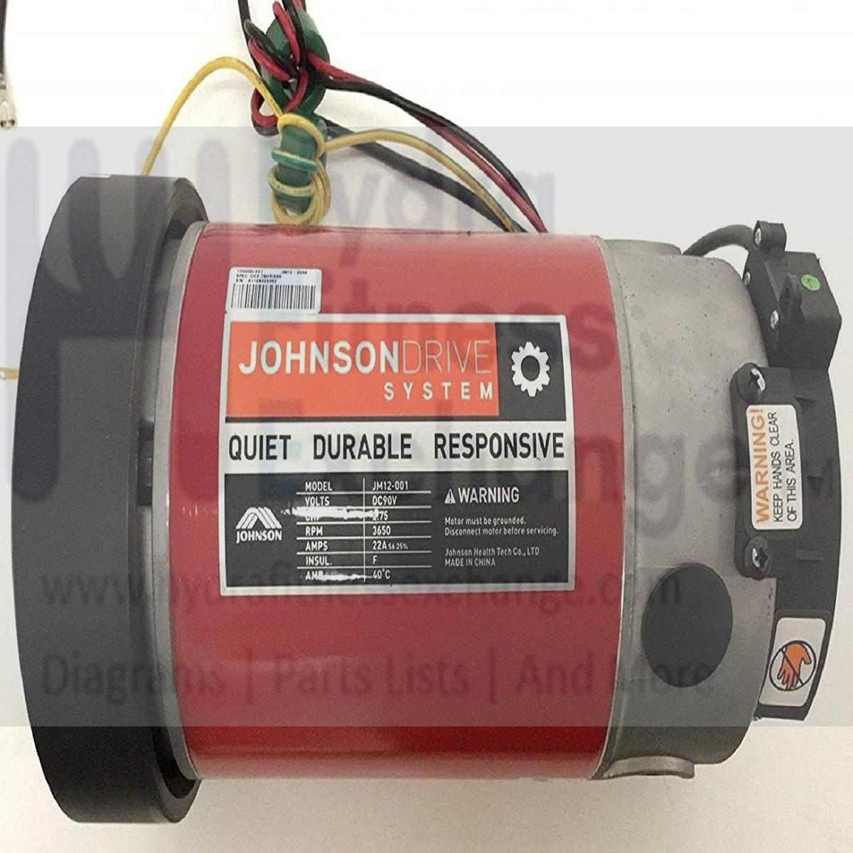 Used Horizon Fitness Elite T9 TM476 Treadmill DC Drive Motor JM12-001 1000348544