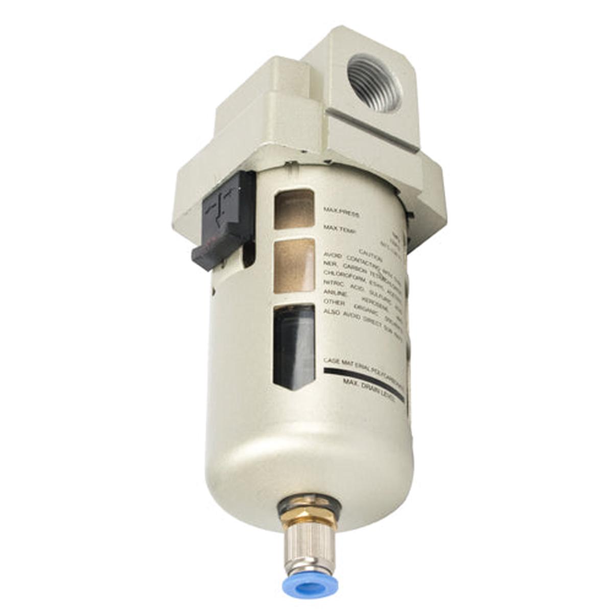 AIRCRAFT FILTER IN LINE 1/4' WATER TRAP SG F180-1