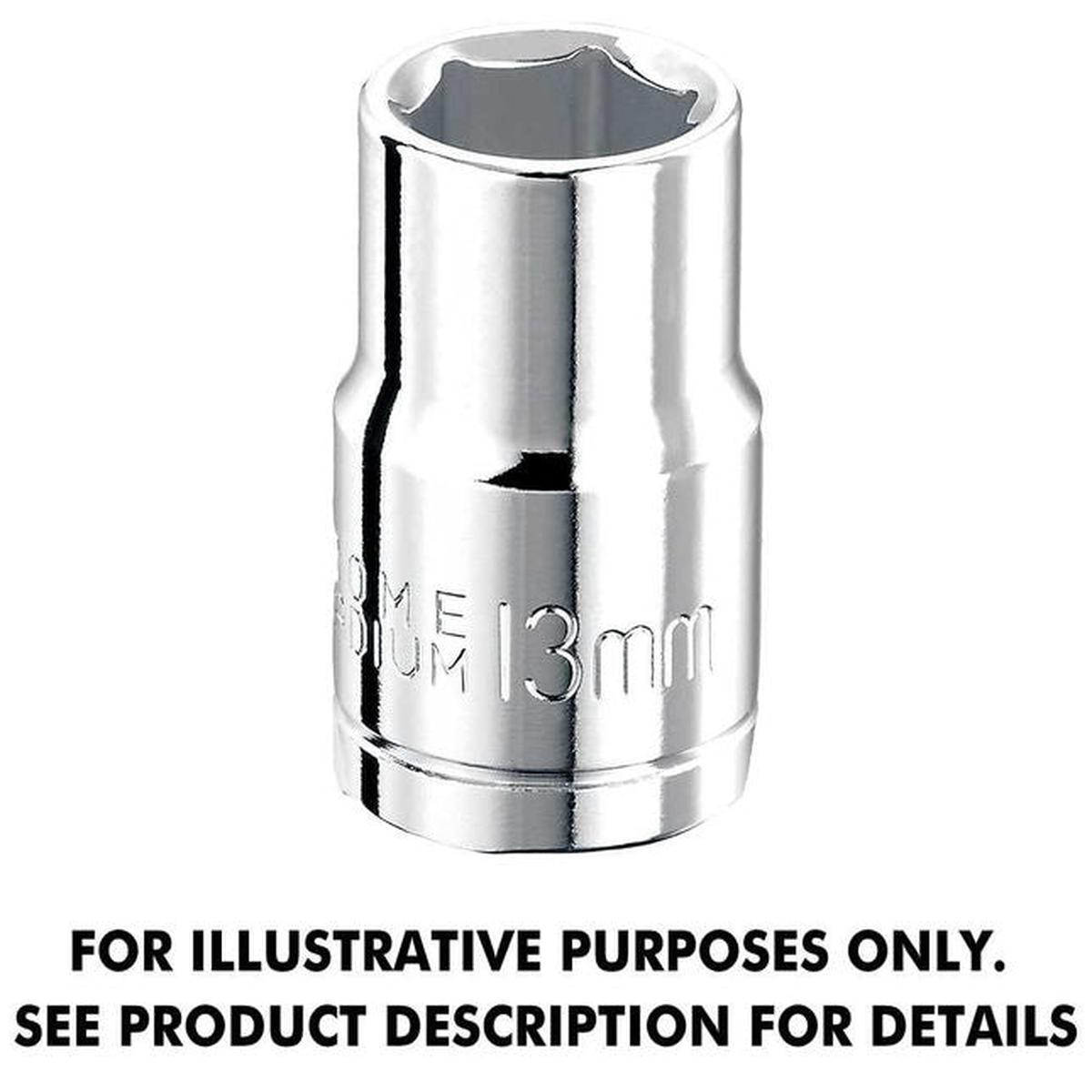 Clarke 1700683 PRO283 20mm 3/8" Drive 'Flat Drive' Metric Socket