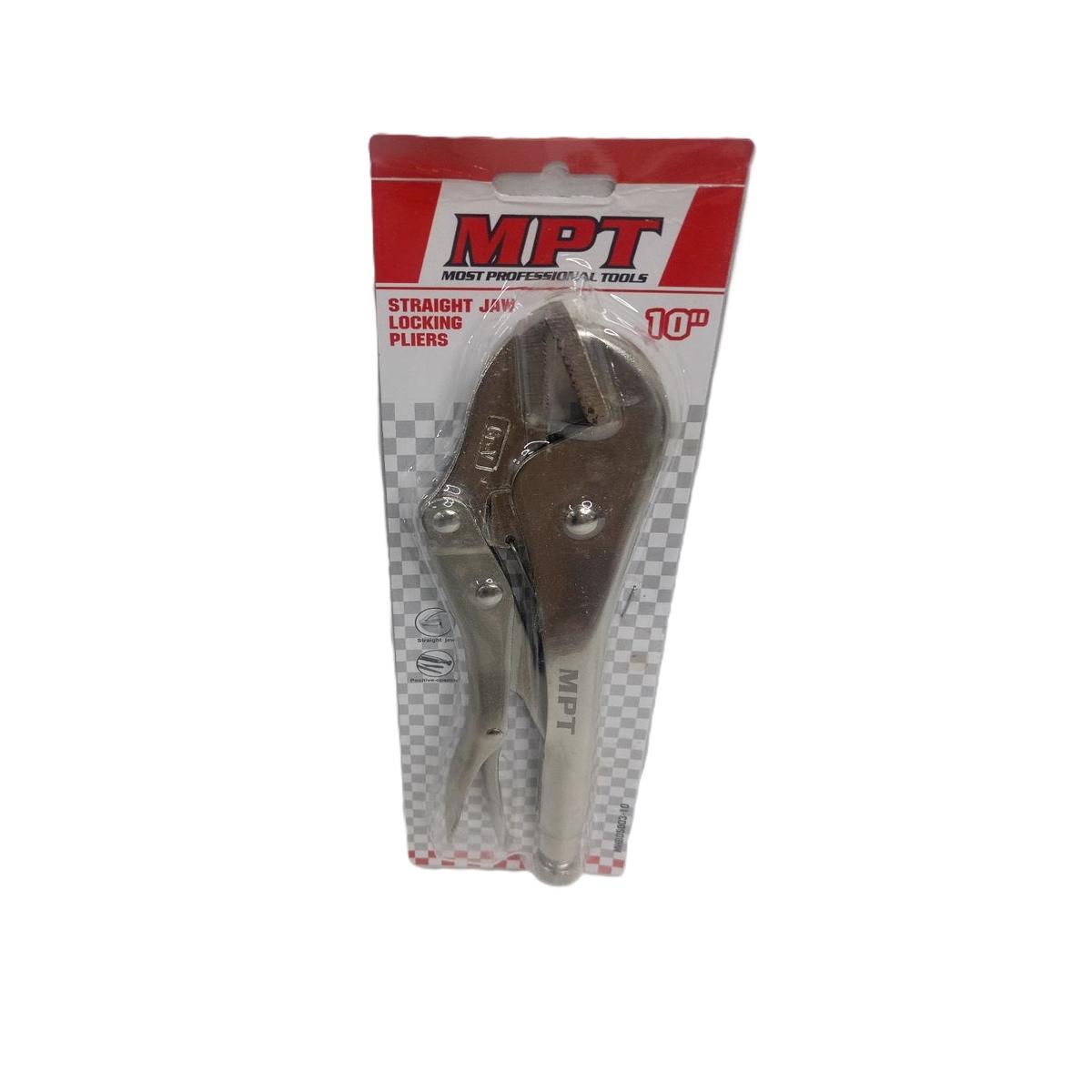 MPT 10 inches Straight Jaw Locking Plier (Vise Grip) MHB05003-10 HT MOST PROFESSIONAL TOOLS