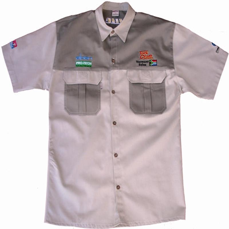 TORK CRAFT VERMONT MENS BUSH SHIRT KHAKI 100% COTTON MEDIUM TC00111