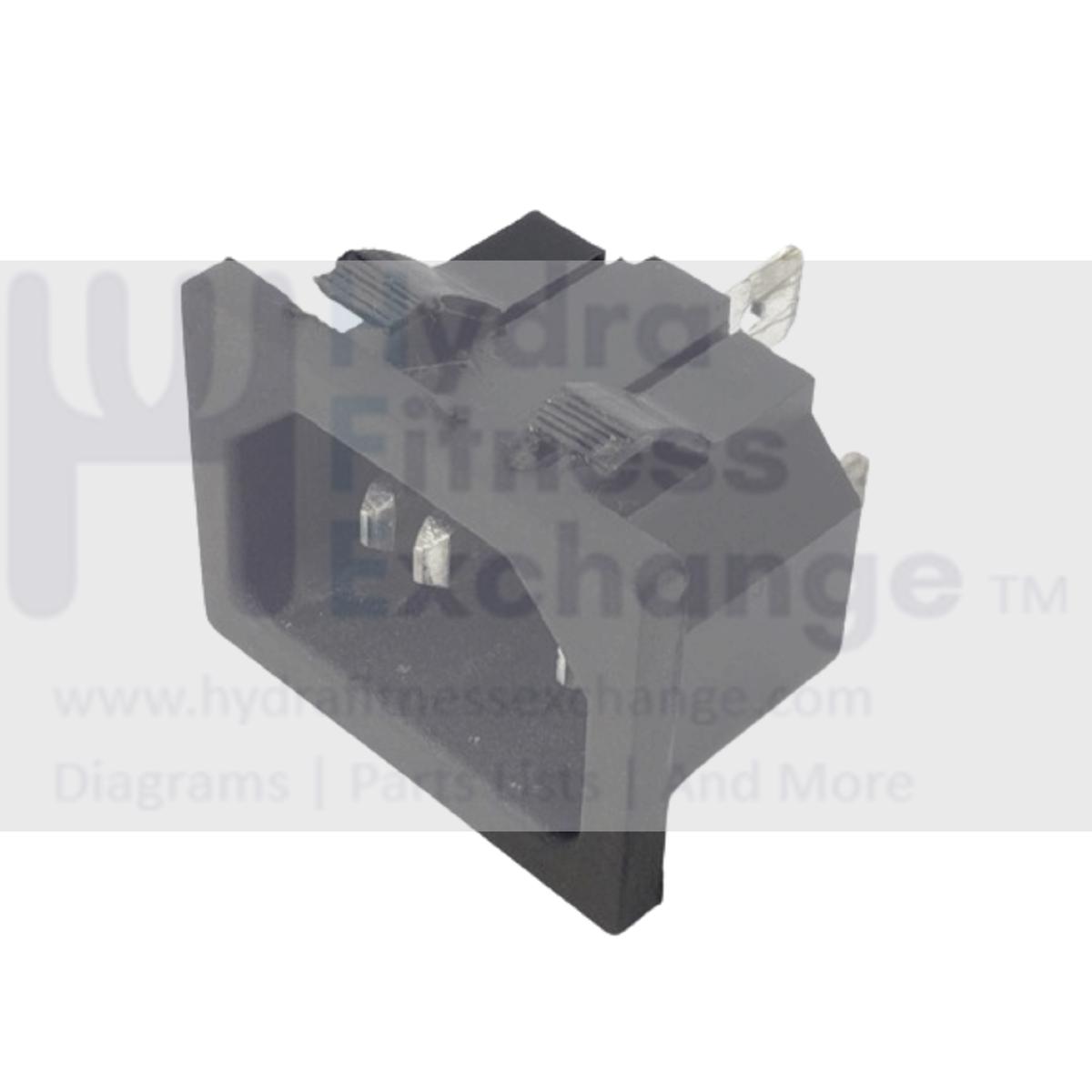 Used Nautilus Bowflex Schwinn Treadmill Power Entry Socket Input Module HH2445