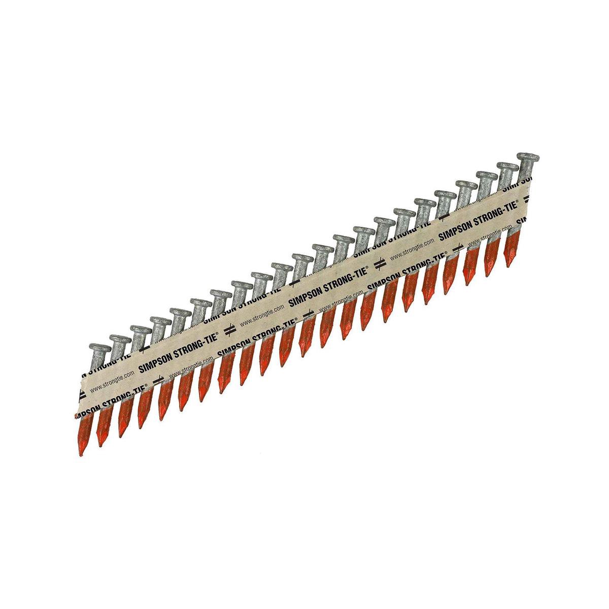 131 x 1-128221 Smooth Shank Connector Nail 33 Degree 8211 Bright Coating Pkg 4000