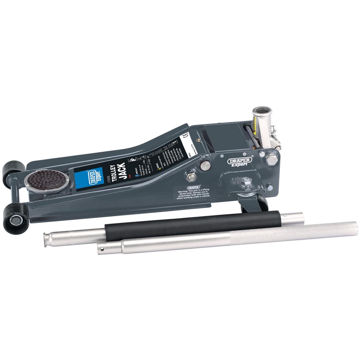 Draper 31481 Professional Garage Trolley Jacks, 2 Tonne