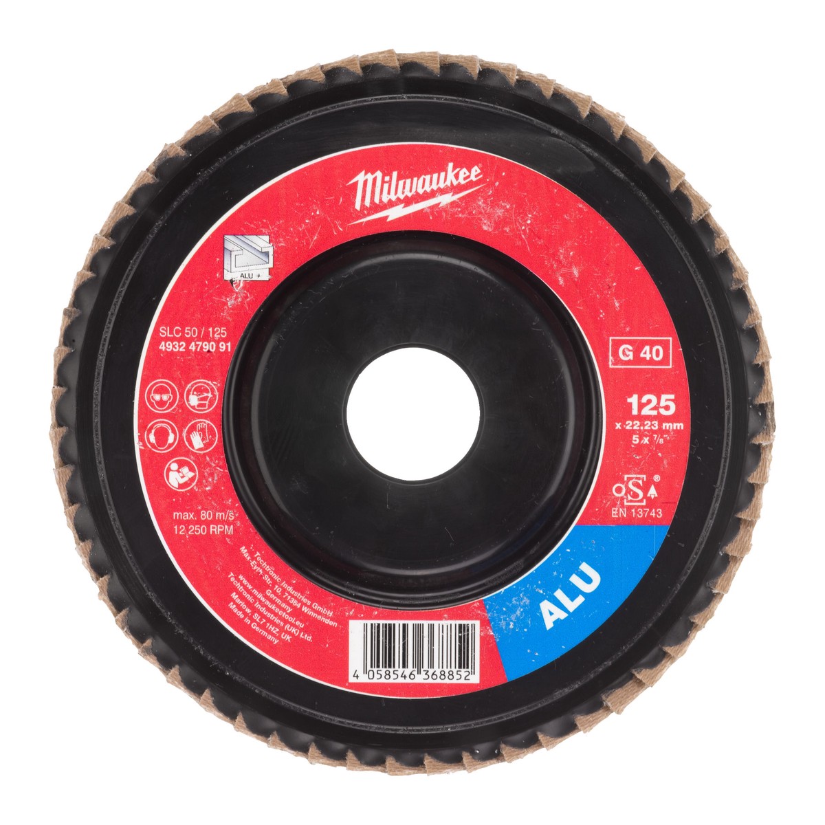 Milwaukee flap disc SLC50 4932479091