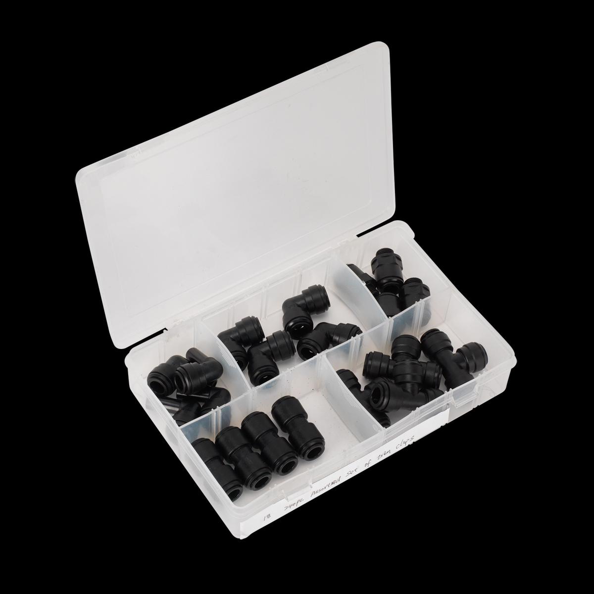 Sealey AB070JG 20pc Speedfit Pneumatic Coupling Assortment - 10mm Metric