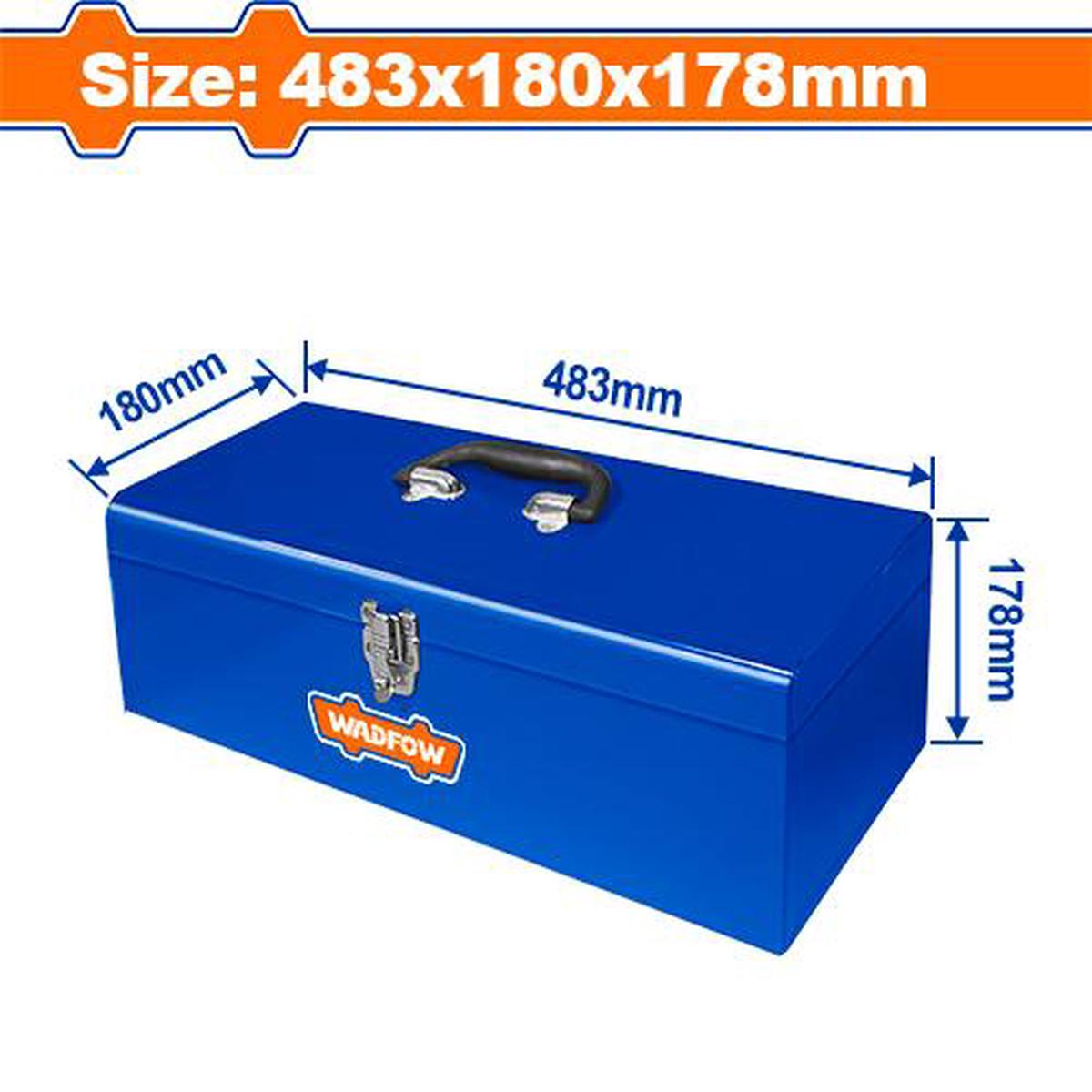WADFOW Metal Tool box  483 x 180 x 178 mm - WTB8A12
