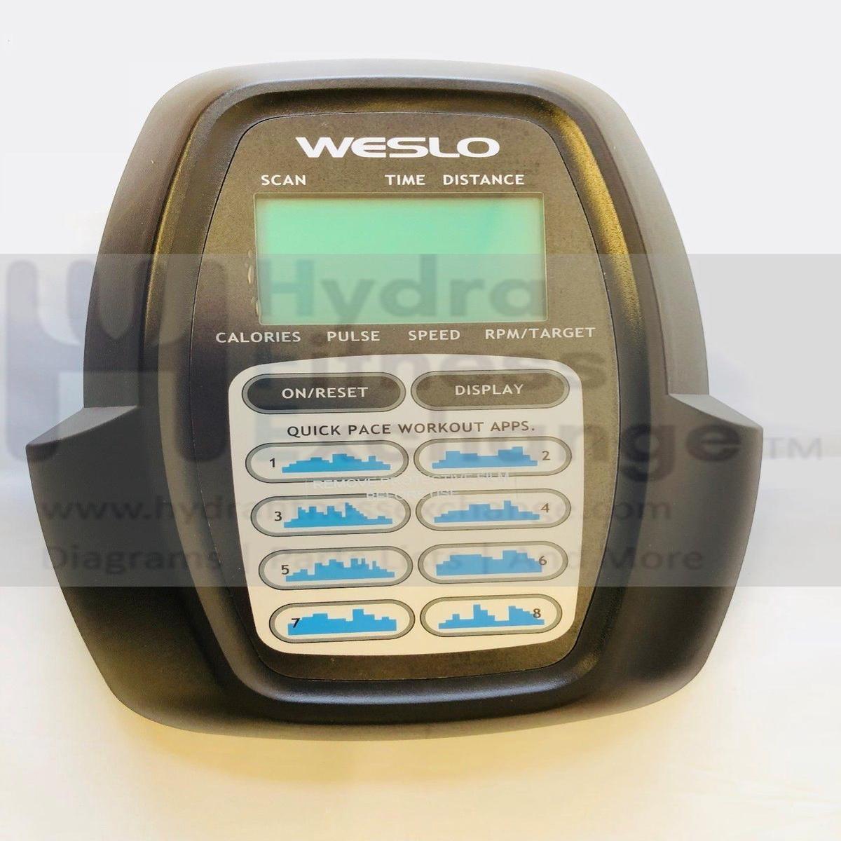 Weslo Pursuit CT 4.2 - R3.2 Recumbent Bikes Display Console GG43W150143 334675