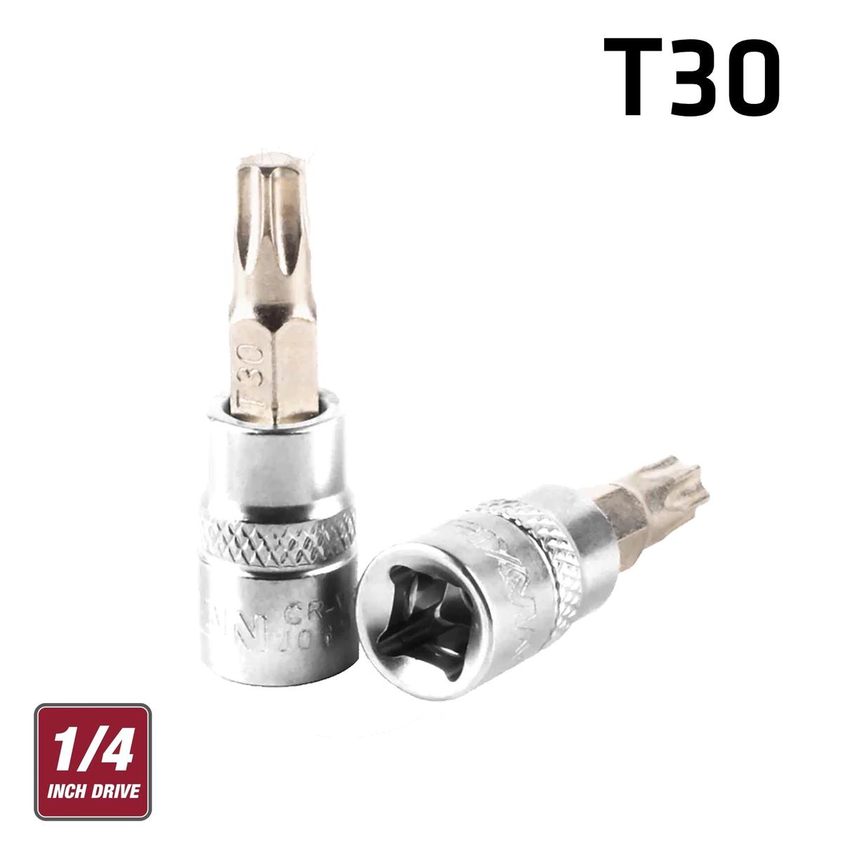 Fixman 1/4' Drive Bit Socket Torx T30