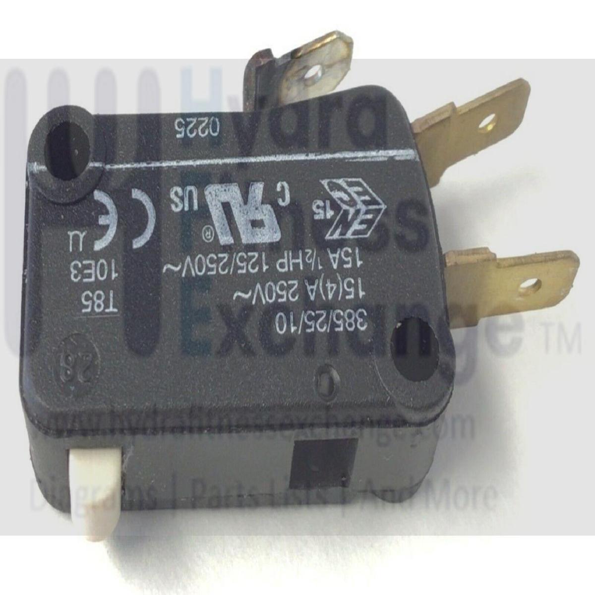 Nautilus NTR500 NTR500.5 Treadmill Safety Key Stop Limit Switch NTR500.5-SKSLS