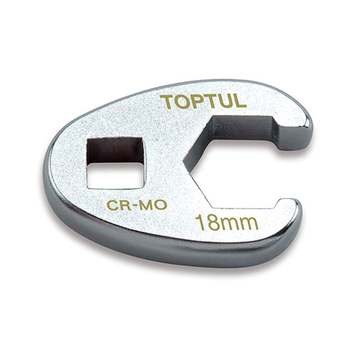 TOPTUL 11mm 38 FLARE NUT CROWFOOT WRENCH (6PT) AEAV1211