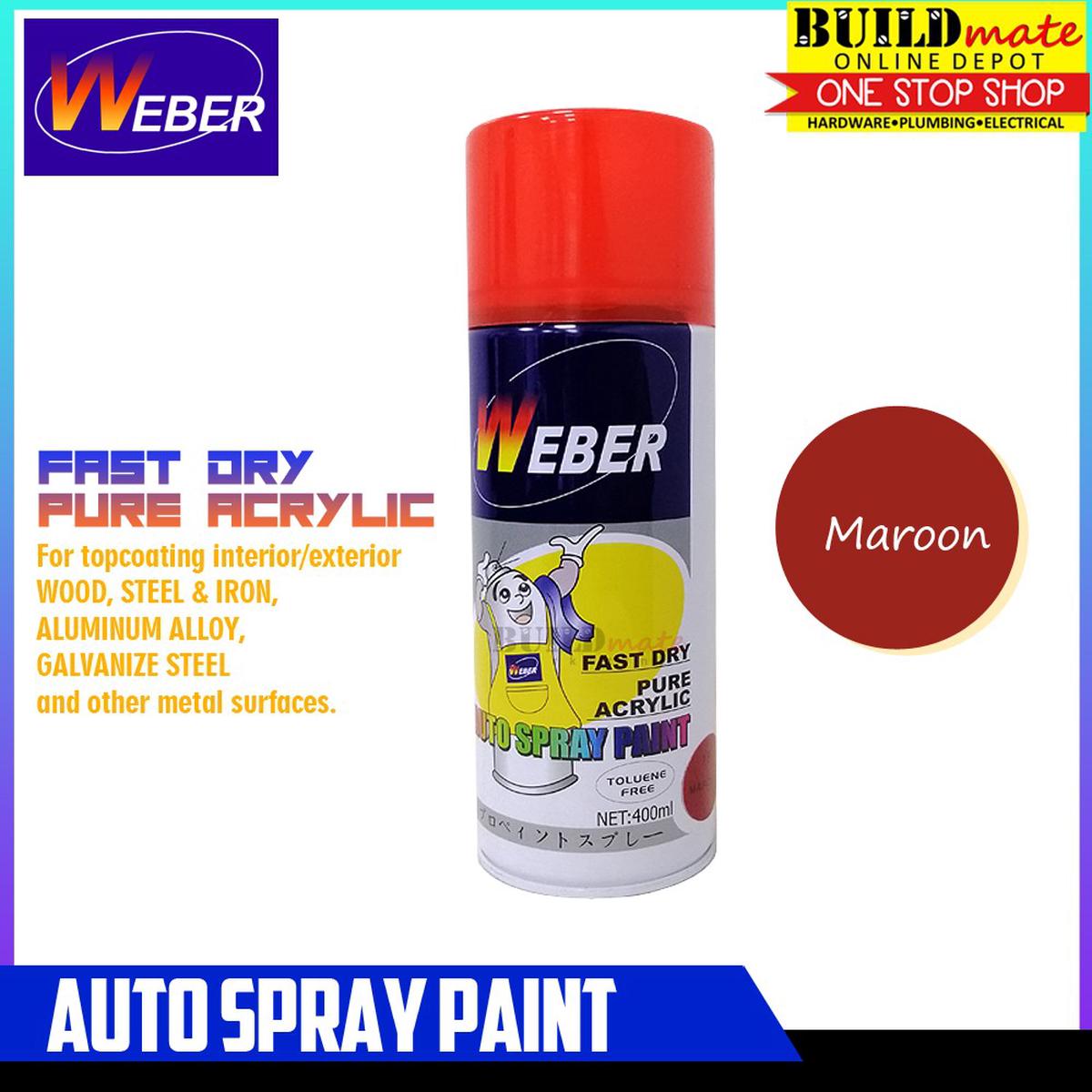 WEBER Auto Spray Paint SP-137 MAROON