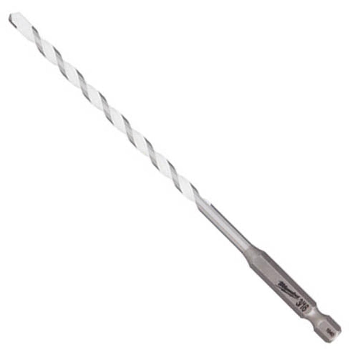48-20-8884 - DRILL BIT SHOCKWAVE 3/16IN 1/4IN DRIVE CARBIDE BRICK METAL WOOD