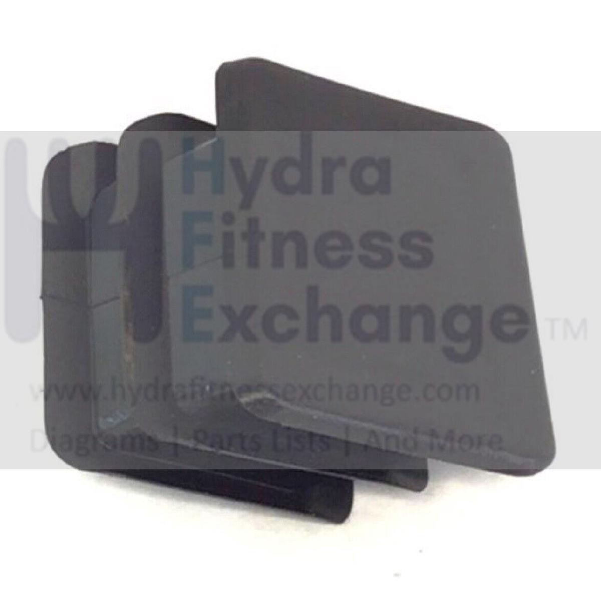 FreeMotion Gold's Gym HealthRider Image Treadmill Black End Cap 40mmx50mm 117544