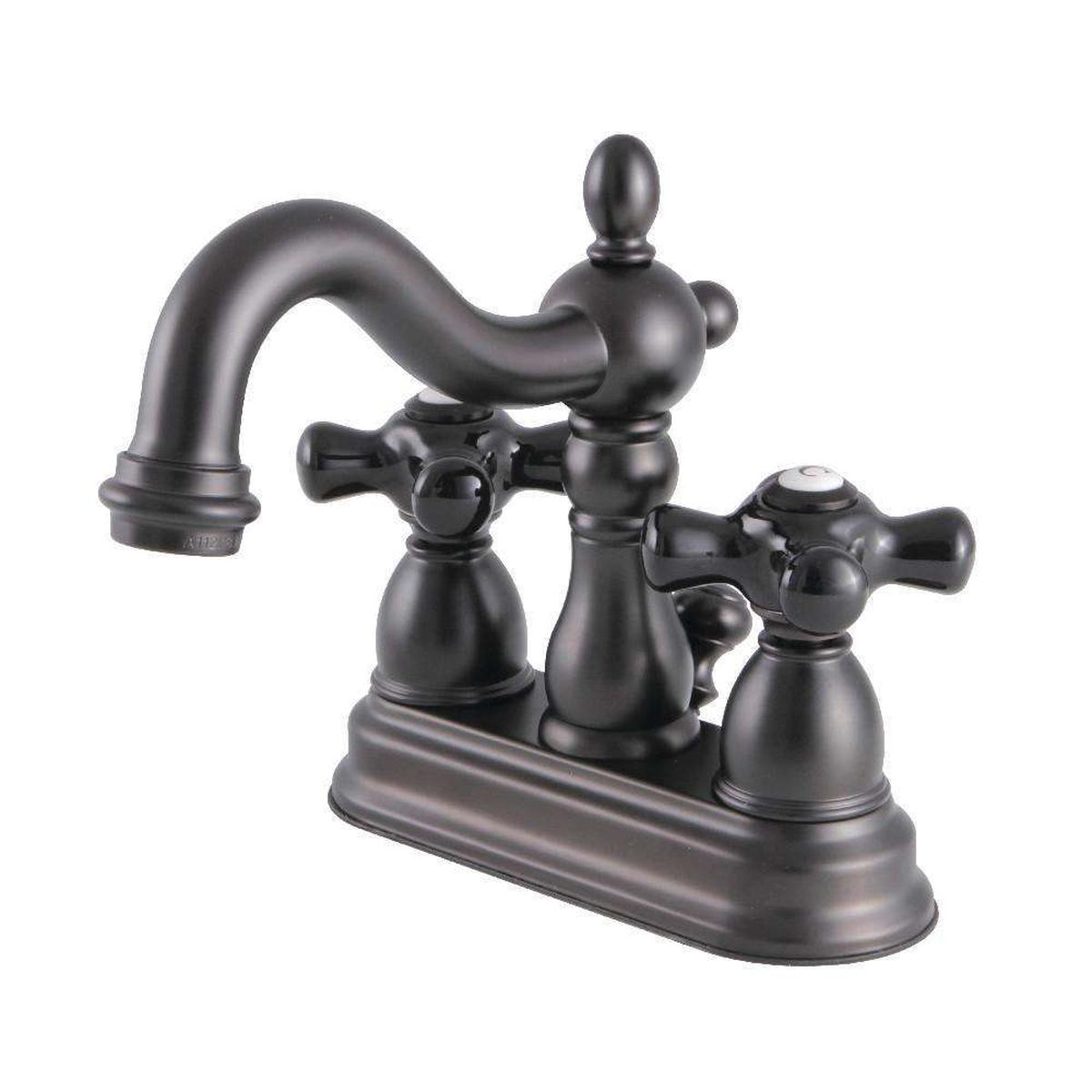 Kingston Brass KB1605PKX 4 in Centerset Bathroom Faucet Oil Rubbed Bronze