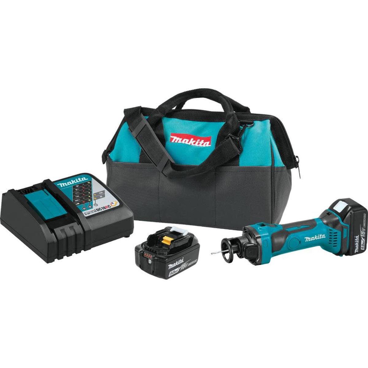 Makita 18V LXT Lithium-Ion Cordless Cut-Out Tool Kit (5.0Ah)