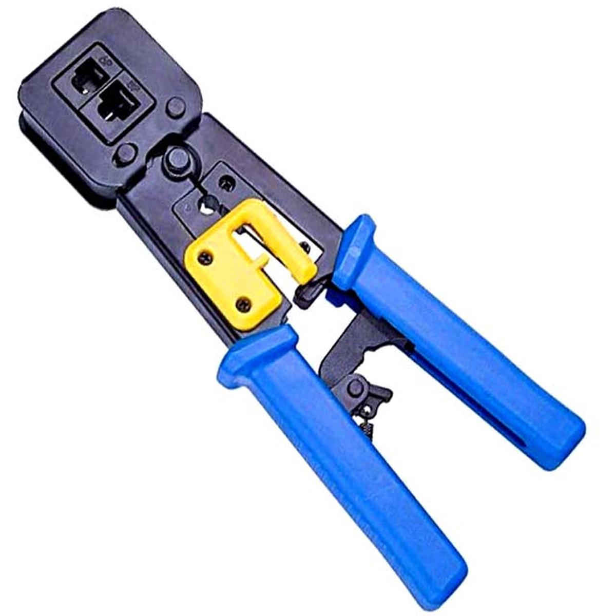 ET1084 - CRIMPER RJ45 AND RJ11/12 PASS-THRU WITH CUTTER AND STRIPPER
