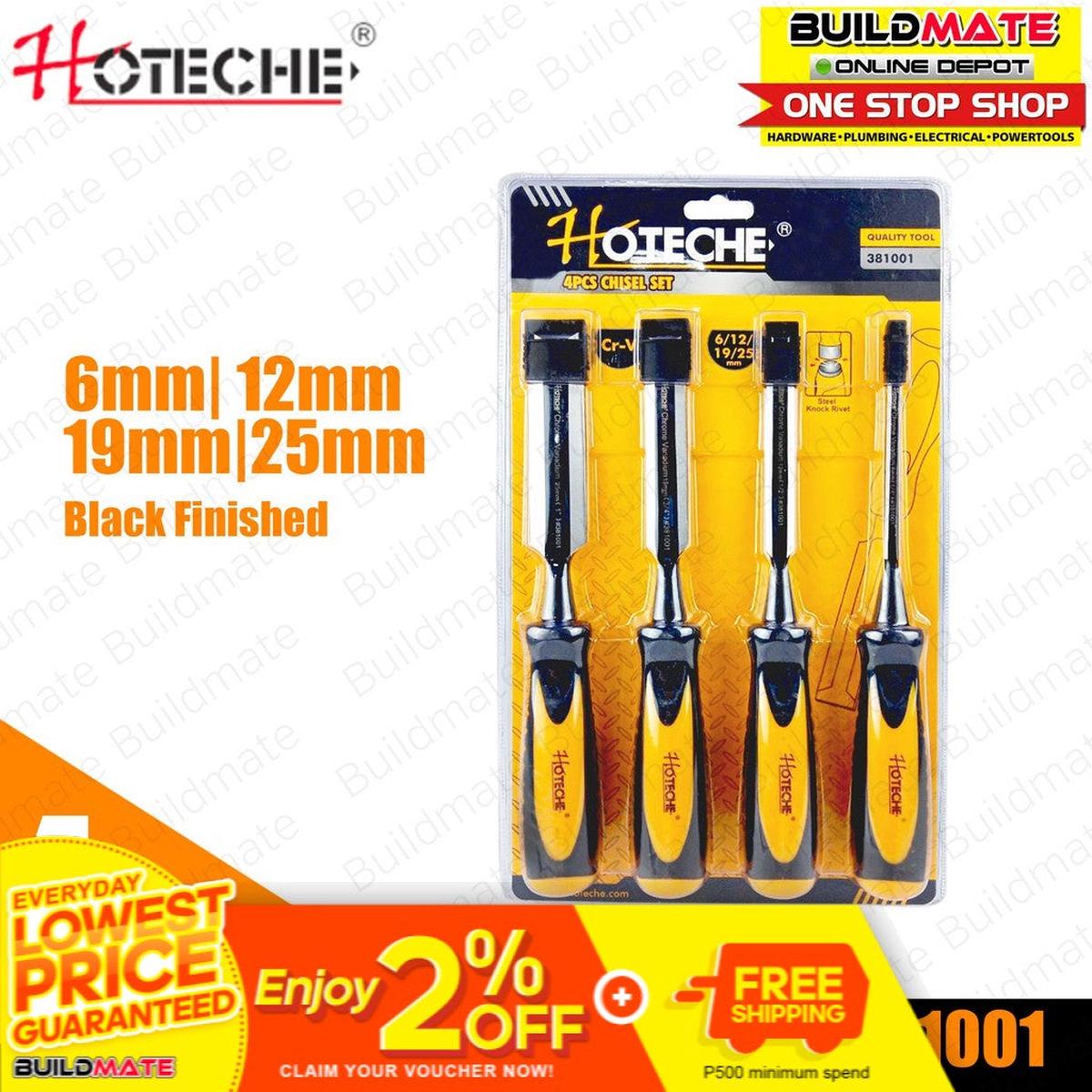 HOTECHE 4PCS/SET Chisel Set 381001 BUILDMATE
