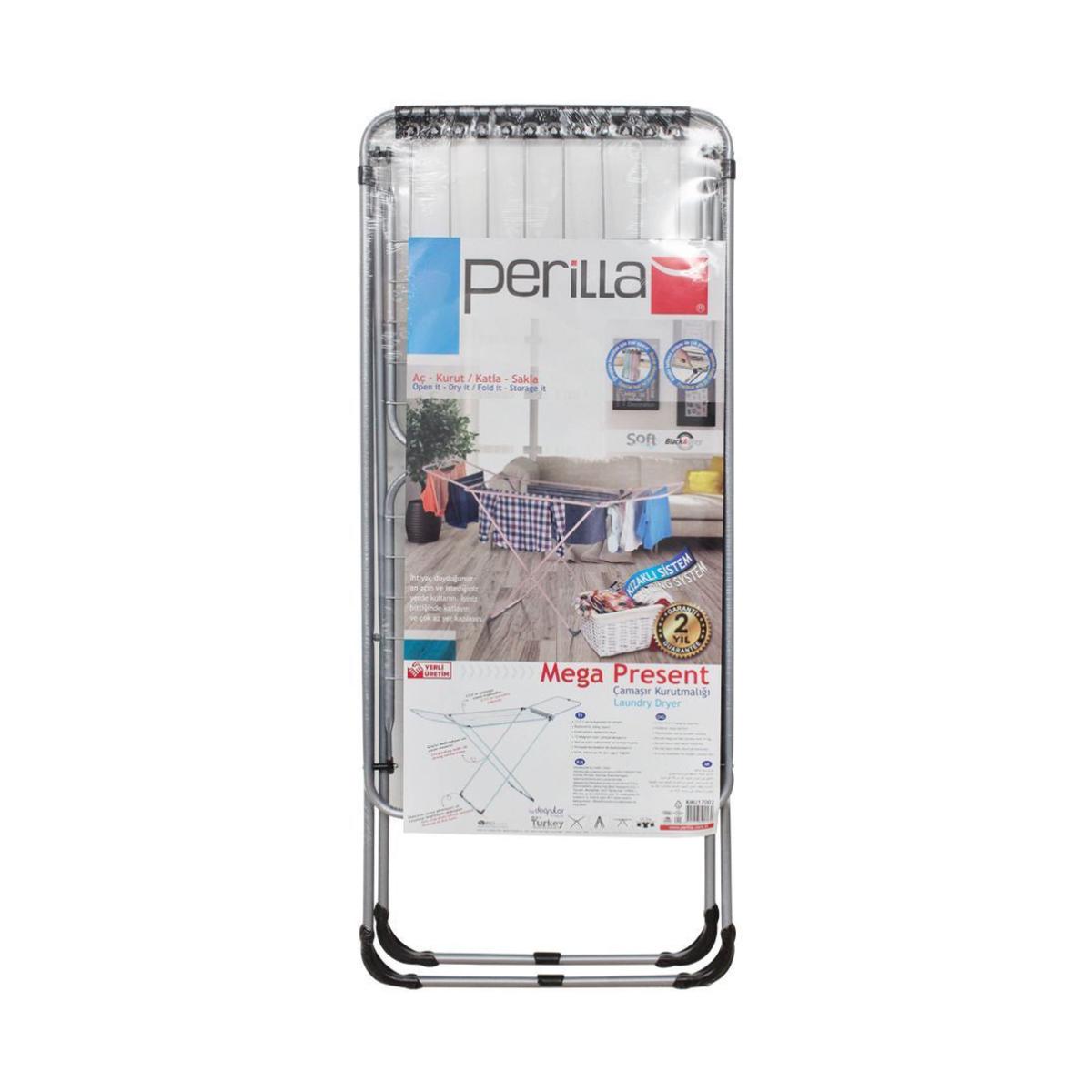 Perilla clothes drying rack, grey