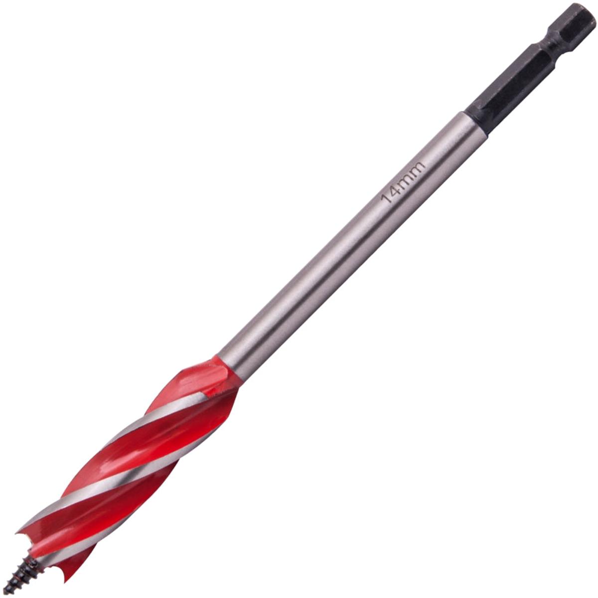 Tork Craft 4 Flute Wood Boring Bit 14mm