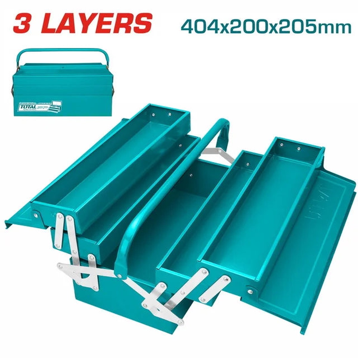 Total THT10702 Tool box 404200205mm 3 Layers