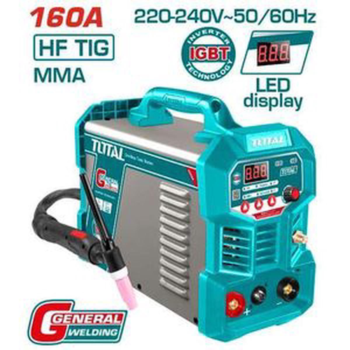 Total TIG20058 200A Inverter TIGMMA Welding Machine Heavy Duty Electric Arc Welder for Professional 038 Home Use