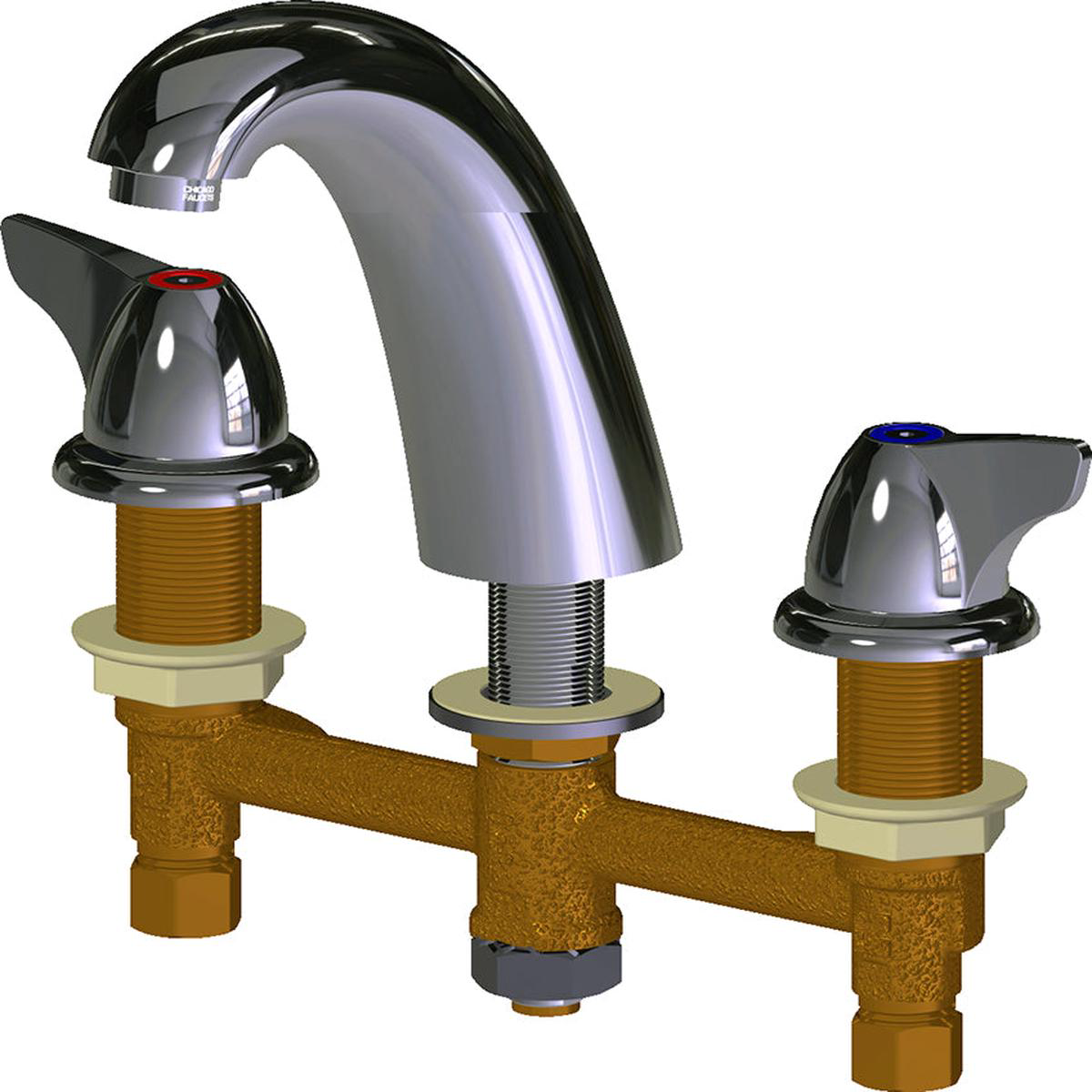 Chicago Faucets Vandal Proof Lavatory Faucet 405-E37VP1000XKAB