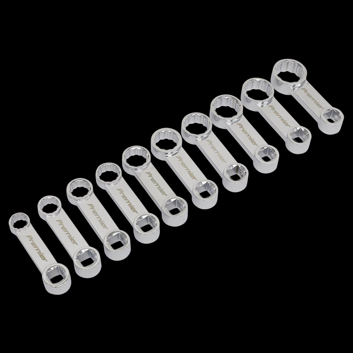 Sealey AK59895 10pc 3/8"Sq Drive Torque Adaptor Spanner Set