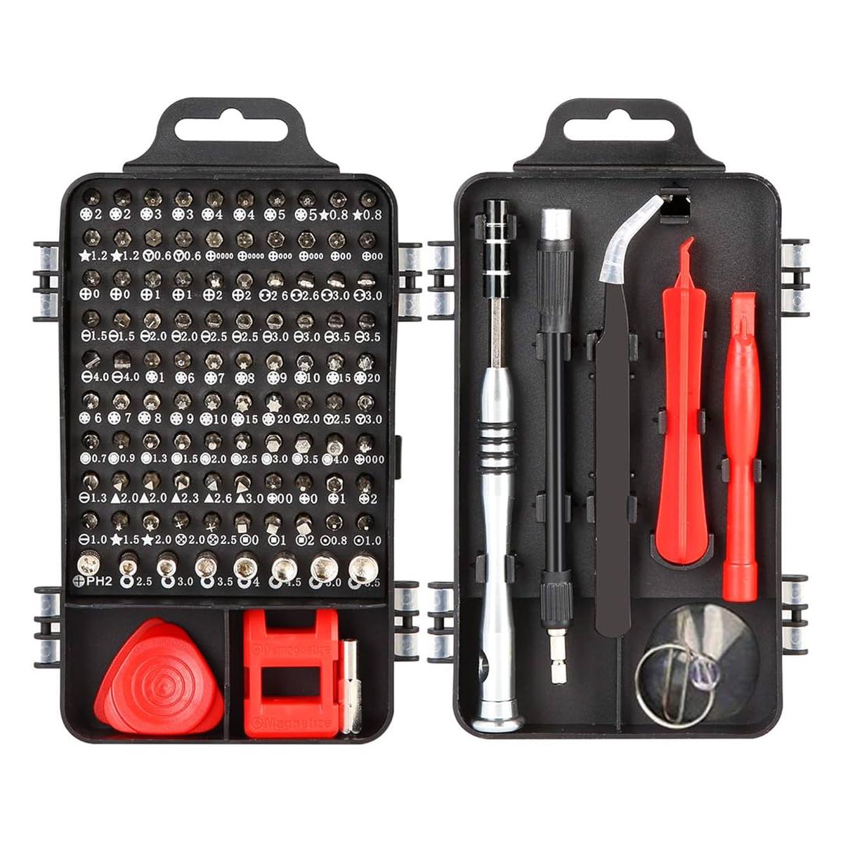 110-in-1 Precision Screwdriver Set (Black)