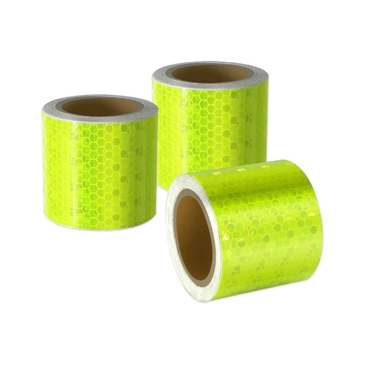 100mm Reflective Warning Adhesive with Phosphorescent Cells