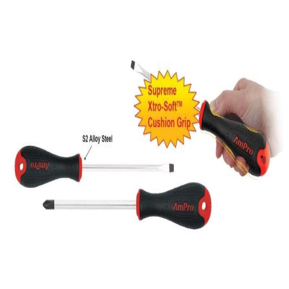 Xtro Soft Pro Phillips Screwdriver 1X80Mm AMPRO T32935